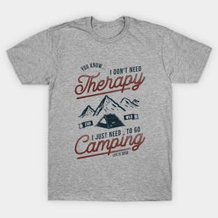 Camping Therapy T-Shirt